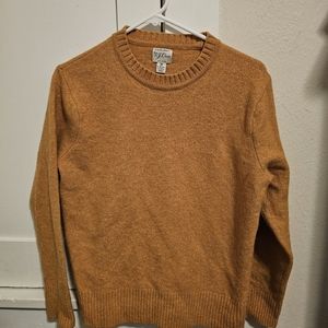 J Crew Sweater mustard color.